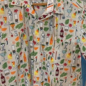 Tommy Bahama Colorful Cocktail Print Shirt